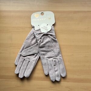 Primark purple Gray Leather Women's Gloves